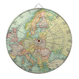 Europa - politiek. dartbord