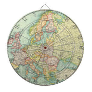 Europa - politiek. dartbord