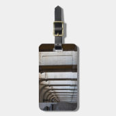 Europa, Portugal, Lissabon. Kolommen van het veld Bagagelabel (Voorkant verticaal)