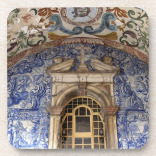 Europa, Portugal, Obidos. Kleurrijke architectuur Drankjes Onderzetter