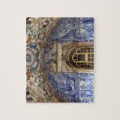 Europa, Portugal, Obidos. Kleurrijke architectuur Legpuzzel (Verticaal)