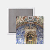 Europa, Portugal, Obidos. Kleurrijke architectuur Magneet (Voorkant / Achterkant)