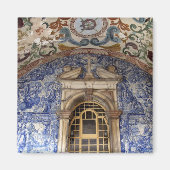 Europa, Portugal, Obidos. Kleurrijke architectuur Magneet (Voorkant)