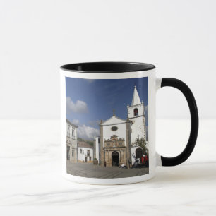 Europa, Portugal, Obidos. Santa Maria-kerk in Mok