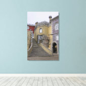 Europa, Portugal, Sintra. Pena National 2 Canvas Afdruk (Insitu (Houten vloer))