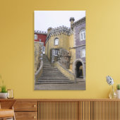 Europa, Portugal, Sintra. Pena National 2 Canvas Afdruk (Insitu (Woonkamer))