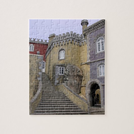 Europa, Portugal, Sintra. Pena National 2 Legpuzzel (Verticaal)