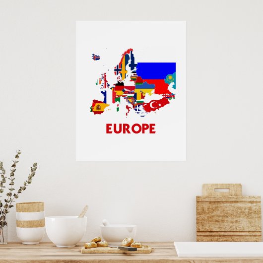 EUROPA POSTER (Keuken)