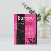  Europa-reizen Briefkaart (Staand voorkant)