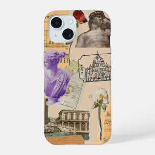 Europa Reizen Collage Telefoonhoes iPhone 15 Case