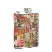 Europa Reizen Vintage Europees Parijs Frankrijk Ku Heupfles (Rechts)