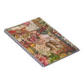 Europa Reizen Vintage Europees Parijs Frankrijk Ku Notitieboek (Rechterzijde)