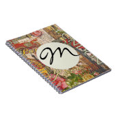 Europa Reizen Vintage Europees Parijs Frankrijk Ku Notitieboek (Rechterzijde)