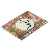 Europa Reizen Vintage Europees Parijs Frankrijk Ku Notitieboek (Linkerzijde)