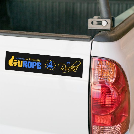 Europa Rocks! bumpersticker (Op Truck)