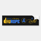 Europa Rocks! bumpersticker (Voorkant)
