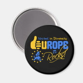 Europa Rocks! magneet (Voorkant / Achterkant)