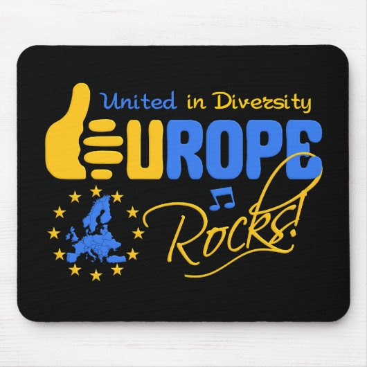 Europa Rocks! mousepad Muismat (Voorkant)