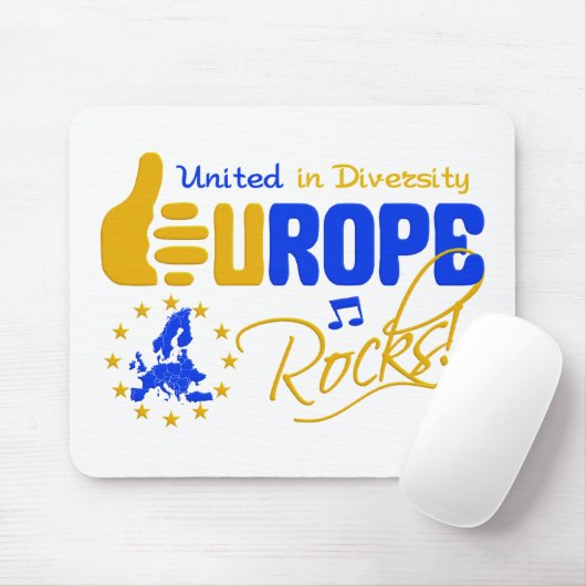 Europa Rocks! mousepad Muismat (Met muis)
