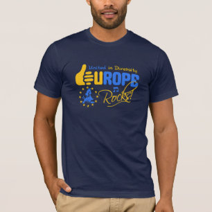 Europa Rocks! shirt - kies stijl en kleur