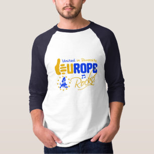 Europa Rocks! shirt - kies stijl en kleur