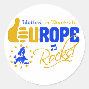 Europa Rocks! stickers - kies stijl