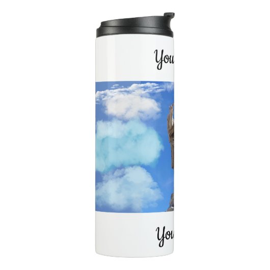 Europa Rome reizen Thermische Tumbler met sculptuu Thermosbeker (Gedraaid links)