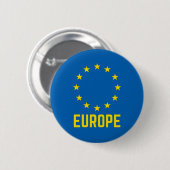 Europa Ronde Button 5,7 Cm (Voorkant /achterkant)
