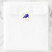 Europa Ronde Sticker (Tas)