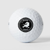 Europa rubberstempel golfballen (Voorkant)
