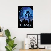 Europa - ruimtestation poster (Thuiskantoor)