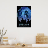 Europa - ruimtestation poster (Keuken)