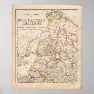 Europa, Rusland, Finland Poster