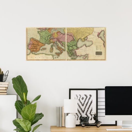 Europa S Poster (Thuiskantoor)