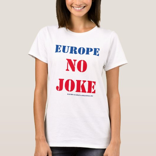 EUROPA SLOGAN T-SHIRT (Voorkant)