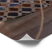 Europa, Spanje, Andalusië, Granada, Alhambra Poster (Hoek)