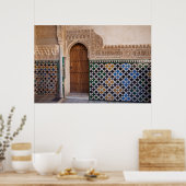 Europa, Spanje, Andalusië, Granada, Alhambra Poster (Keuken)