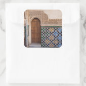 Europa, Spanje, Andalusië, Granada, Alhambra Vierkante Sticker (Tas)