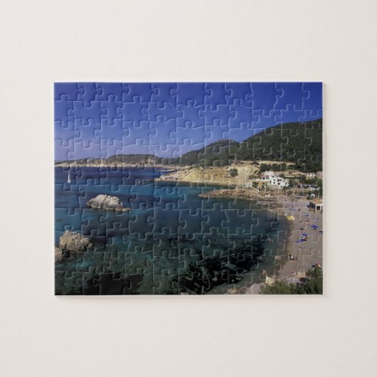 Europa, Spanje, Balearen, Ibiza, Cala de Legpuzzel (Horizontaal)