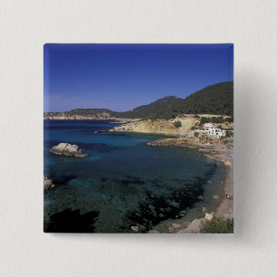 Europa, Spanje, Balearen, Ibiza, Cala de Vierkante Button 5,1 Cm
