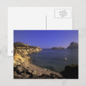 Europa, Spanje, Balearen, Ibiza, Cala d'Hort Briefkaart (Voorkant / Achterkant)