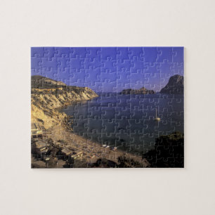 Europa, Spanje, Balearen, Ibiza, Cala d'Hort Legpuzzel