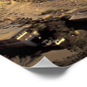 Europa, Spanje, Balearen, Ibiza, Cala d'Hort Poster (Hoek)