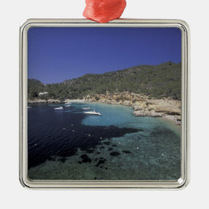 Europa, Spanje, Balearen, Ibiza, Cala Salada. Metalen Ornament