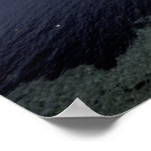 Europa, Spanje, Balearen, Ibiza, Cala Salada. Poster (Hoek)