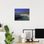 Europa, Spanje, Balearen, Ibiza, Cala Salada. Poster (Thuiskantoor)