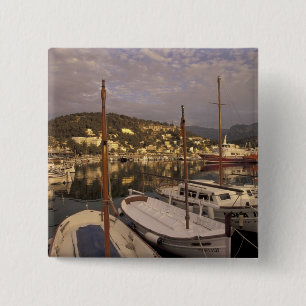 Europa, Spanje, Balearen, Mallorca, Port de Vierkante Button 5,1 Cm
