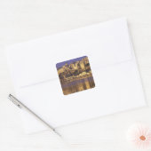 Europa, Spanje, Balearen, Menorca, Mao. Dawn Vierkante Sticker (Envelop)