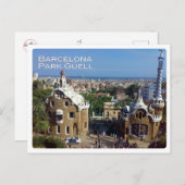 Europa - Spanje - Barcelona - Park Güell - Briefkaart (Voorkant / Achterkant)