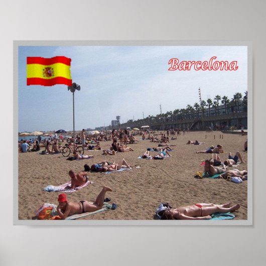 Europa - Spanje - Barcelona - Poster (Voorkant)